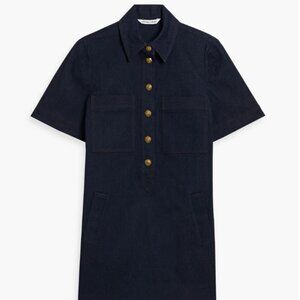 Veronica Beard Koulis Short Sleeve Denim Shirtdress - Size 6